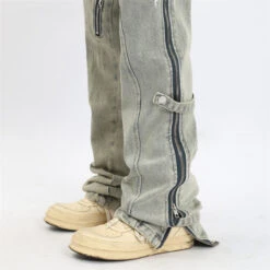 MaxDstr Split Cut Zipper Pants(Maxdstr Split Cut Zipper Pants) -Youth Urban Wear O1CN01zzWsLq1bMbcKtGEBW 4252483451