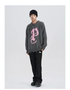 PCLP Mosaic P Knit Sweater(Pclp Mosaic P Knit Sweater) -Youth Urban Wear PCLPMPKS09