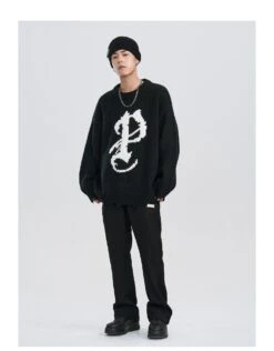 PCLP Mosaic P Knit Sweater(Pclp Mosaic P Knit Sweater) -Youth Urban Wear PCLPMPKS11