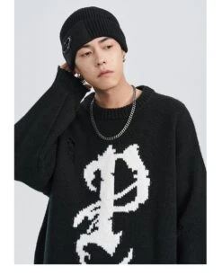 PCLP Mosaic P Knit Sweater(Pclp Mosaic P Knit Sweater) -Youth Urban Wear PCLPMPKS14