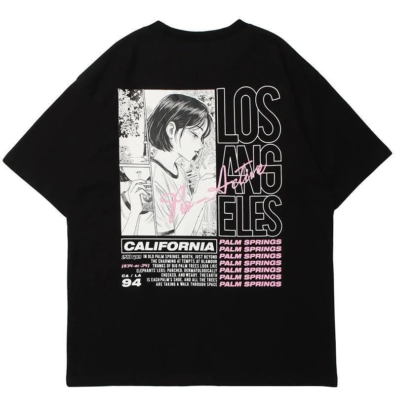 Palm Springs Anime Girl Tee(Palm Springs Anime Girl Tee) 4 Palm Springs Anime Girl Tee(Palm Springs Anime Girl Tee) - Image 3