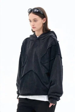 Vintage Washed Deconstructed Forgiveness Hoodie(Vintage Washed Deconstructed Forgiveness Hoodie) -Youth Urban Wear S28a97f0d92c84c87b180bfd87c896920k