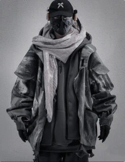 BXB Dark "Ghost" Two Piece Tactical Jacket(Bxb Dark Ghost Two Piece Tactical Jacket)