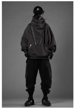 BXB Dark Quad Zipped Utility Hoodie(Bybb Dark Quad Zipped Utility Hoodie) 41 BXB Dark Quad Zipped Utility Hoodie(Bybb Dark Quad Zipped Utility Hoodie) -Youth Urban Wear S46c0a307f60647ed96e1045a39f6ae617