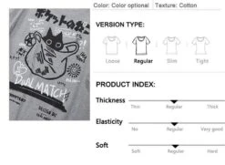 "Kanji Cat" Tee(Kanji Cat Tee) 35 "Kanji Cat" Tee(Kanji Cat Tee) -Youth Urban Wear S583457aac0314001983185221502dfcce