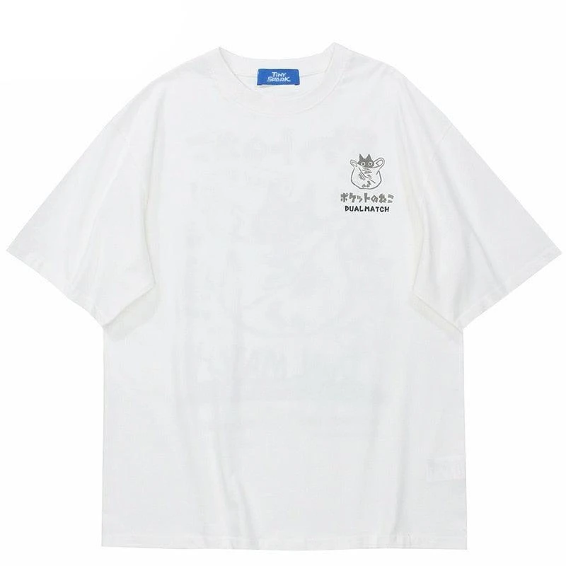 "Kanji Cat" Tee(Kanji Cat Tee) 6 "Kanji Cat" Tee(Kanji Cat Tee) - Image 4