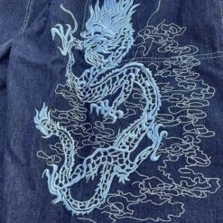 Dragon Embroidered Denim Jeans(Dragon Embroidered Denim Jeans) -Youth Urban Wear S6c9c5d6ecbf44a788682a7a1e60a7fc8g