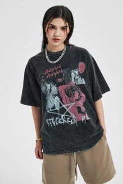 Vintage Washed "Tomie" Oversized Tee(Vintage Washed Tomie Oversized Tee) 20 Vintage Washed "Tomie" Oversized Tee(Vintage Washed Tomie Oversized Tee) -Youth Urban Wear S9f8e8567888f422db8b15a167ffdf2b1N