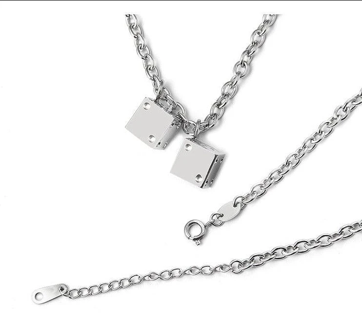 SAZ Double Dice Necklace(Saz Double Dice Necklace) 4 SAZ Double Dice Necklace(Saz Double Dice Necklace) - Image 2