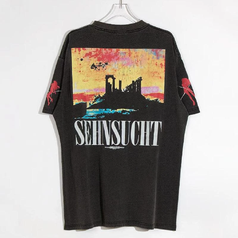 Vintage Washed "Asuka Sehnsucht" Oversized Tee(Vintage Washed Asuka Sehnsucht Oversized Tee) 11 Vintage Washed "Asuka Sehnsucht" Oversized Tee(Vintage Washed Asuka Sehnsucht Oversized Tee) - Image 9