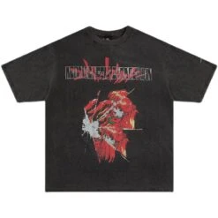 Vintage Washed "Asuka Sehnsucht" Oversized Tee(Vintage Washed Asuka Sehnsucht Oversized Tee)