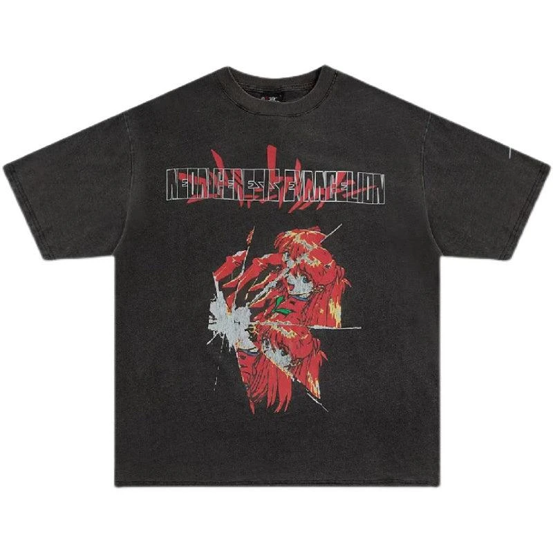 Vintage Washed "Asuka Sehnsucht" Oversized Tee(Vintage Washed Asuka Sehnsucht Oversized Tee) 3 Vintage Washed "Asuka Sehnsucht" Oversized Tee(Vintage Washed Asuka Sehnsucht Oversized Tee)