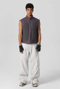 JHYQ Vertical Zip Cargo Pants(Jhyq Vertical Zip Cargo Pants) 39 JHYQ Vertical Zip Cargo Pants(Jhyq Vertical Zip Cargo Pants) -Youth Urban Wear White1