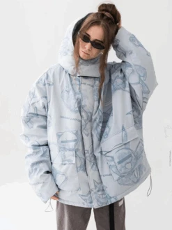 HARSH And CRUEL Blinded Monsters Parka Jacket(Harsh And Cruel Blinded Monsters Parka Jacket)