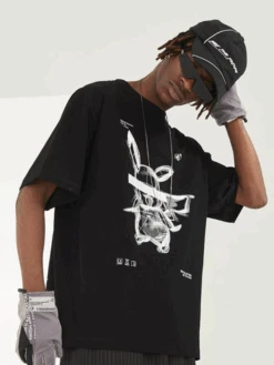 HARSH And CRUEL Blinded Monster Outline Tee(Harsh And Cruel Blinded Monster Outline Tee)