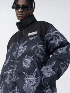 HARSH And CRUEL Blinded Monsters Puffer Jacket(Harsh And Cruel Blinded Monsters Puffer Jacket)