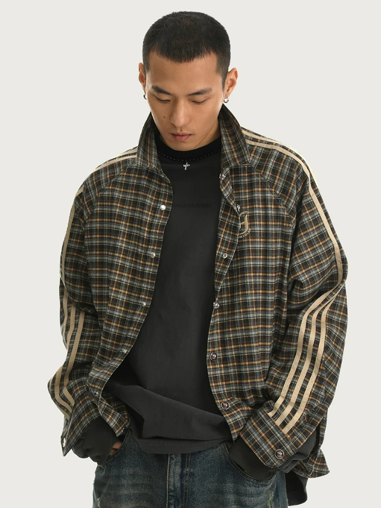 JHYQ Retro Striped Flannel(Jhyq Retro Striped Flannel) 3 JHYQ Retro Striped Flannel(Jhyq Retro Striped Flannel)