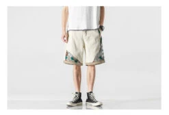 Embroidered Floral Patchwork Shorts(Embroidered Floral Patchwork Shorts) 20 Embroidered Floral Patchwork Shorts(Embroidered Floral Patchwork Shorts) -Youth Urban Wear patchwork1