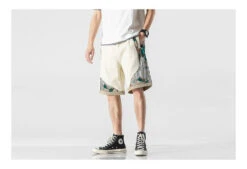 Embroidered Floral Patchwork Shorts(Embroidered Floral Patchwork Shorts) 21 Embroidered Floral Patchwork Shorts(Embroidered Floral Patchwork Shorts) -Youth Urban Wear patchwork2